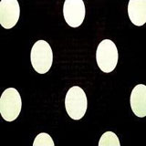 Satin Jumbo Dot Black-White